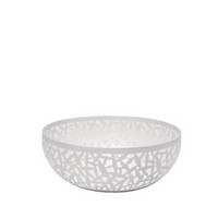 photo Alessi-CACTUS! Perforated fruit bowl in colored steel and resin, Super White- 1